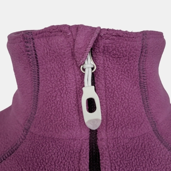 Mountain Hardwear Women's Size M Purple Polartec 1/4 Zip Pullover Fleece Jacket - Picture 3 of 10